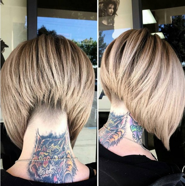 Pretty Short Bob Haircut for Thick Hair