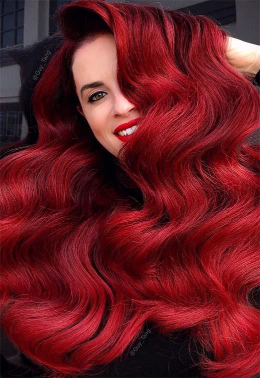 Red Hair Color Shades: Red Hair Dye Tips & Ideas