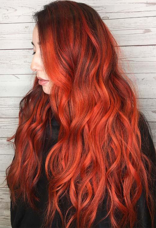 Red Hair Color Shades: Red Hair Dye Tips & Ideas