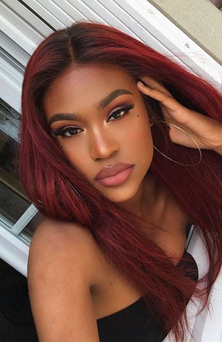 Red Hair On Dark Skin