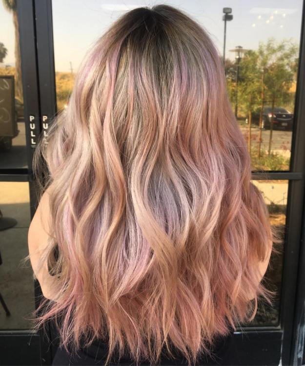 Rose Gold Balayage