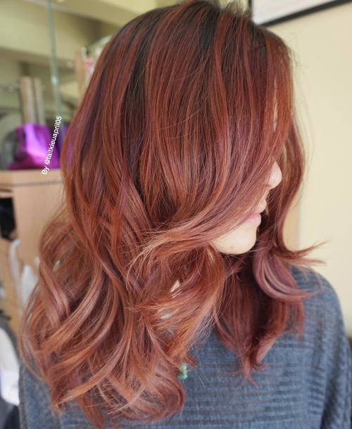 Rosewood Balayage Hair