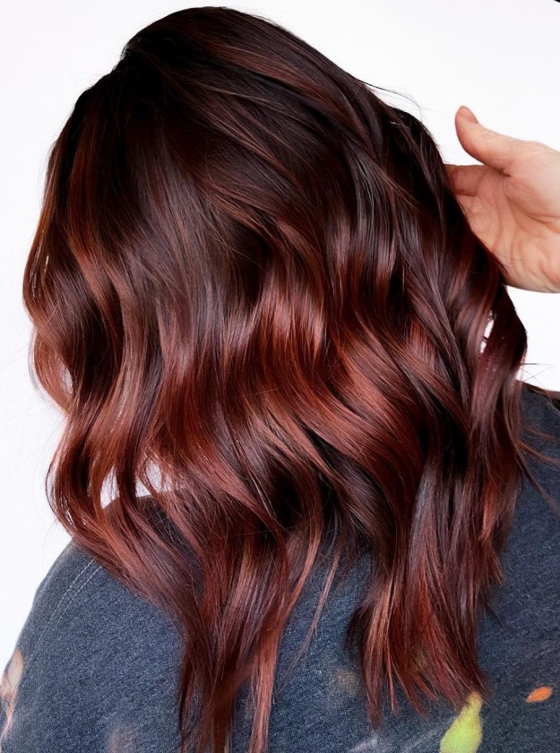 Shiny Redding Brown Balayage