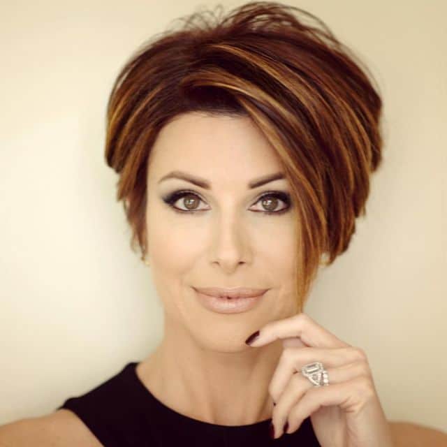 short hairstyle for women over 50