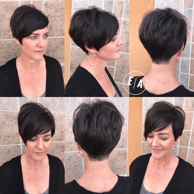 short pixie haircut for women over 40