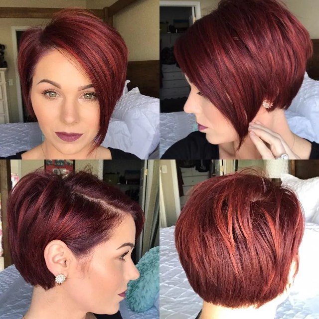short red haircut