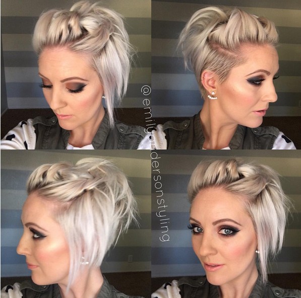 Super Quick Knotted Hairstyle with Short Hair - Summer Hairstyles for Girls