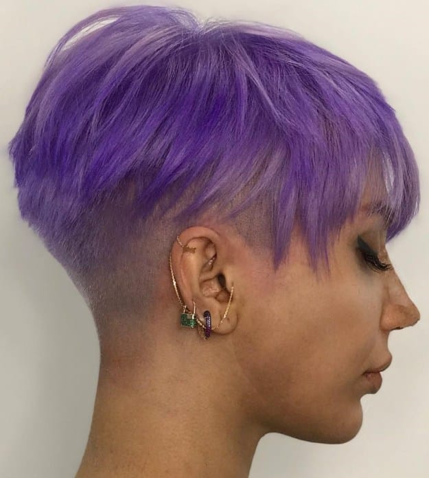 Vibrant Choppy Pixie Hairstyle