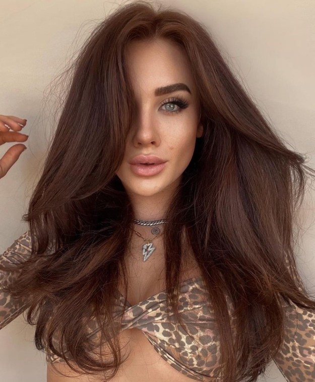 Warm Brown Hair Color for Brunettes