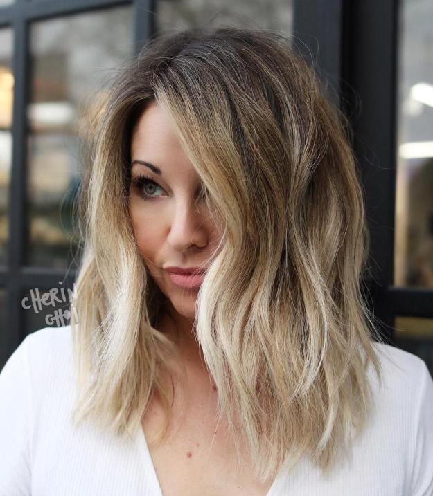 Wavy Ombre Lob