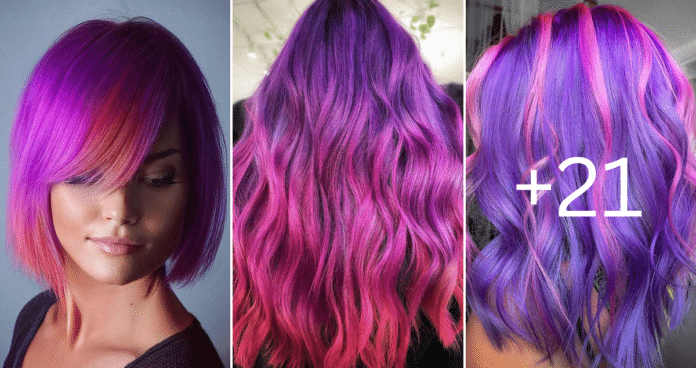 21 Pink and Purple Hair Ideas to Get That Fairy Look