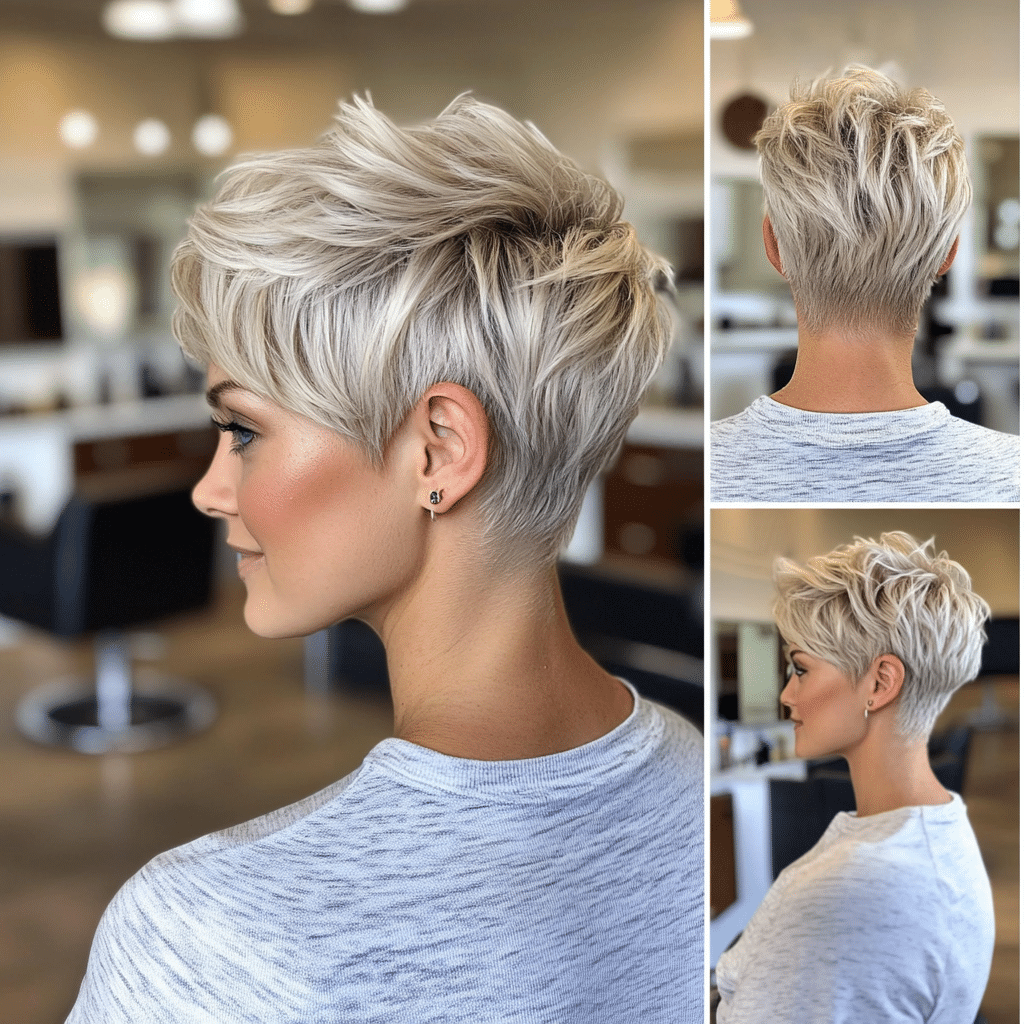Platinum Ice Blonde Hair