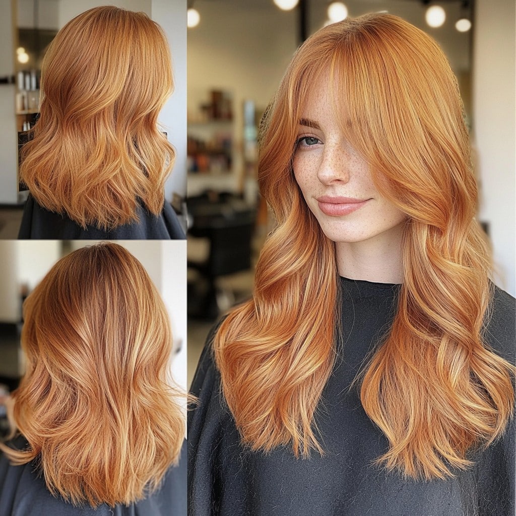 Soft Ginger Blonde Hair
