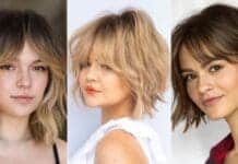 Textured Bob with Bangs