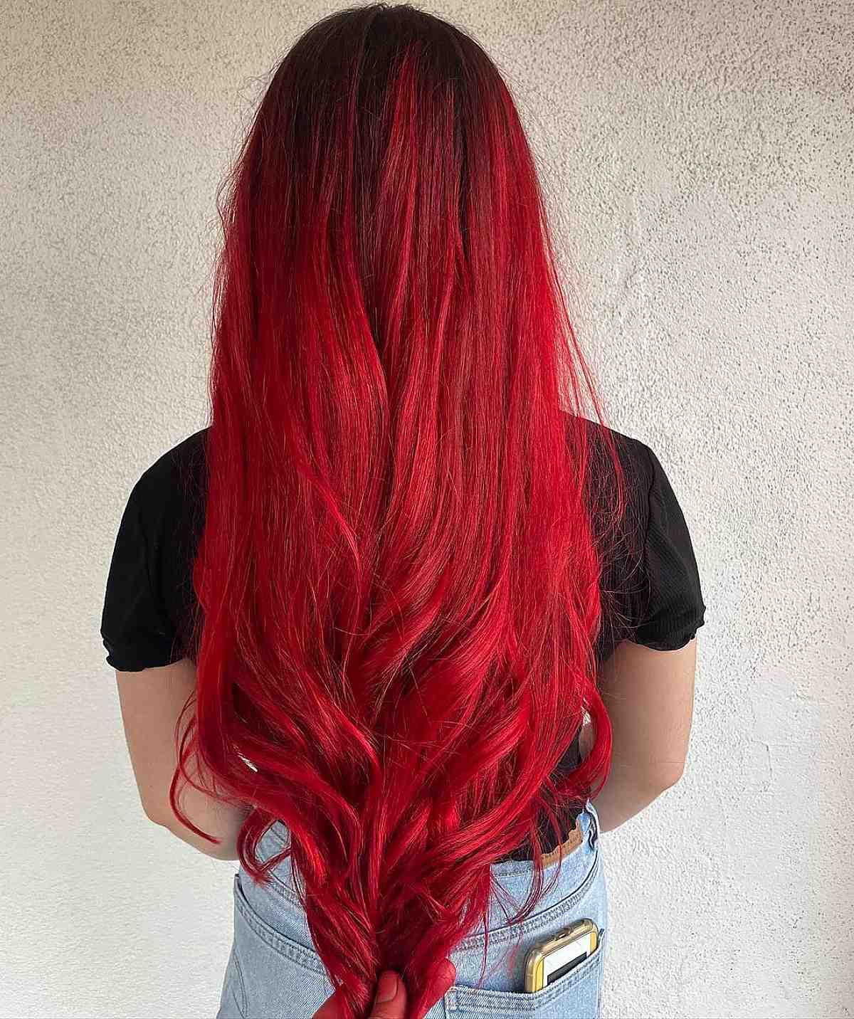 Bright Ruby Red Hair