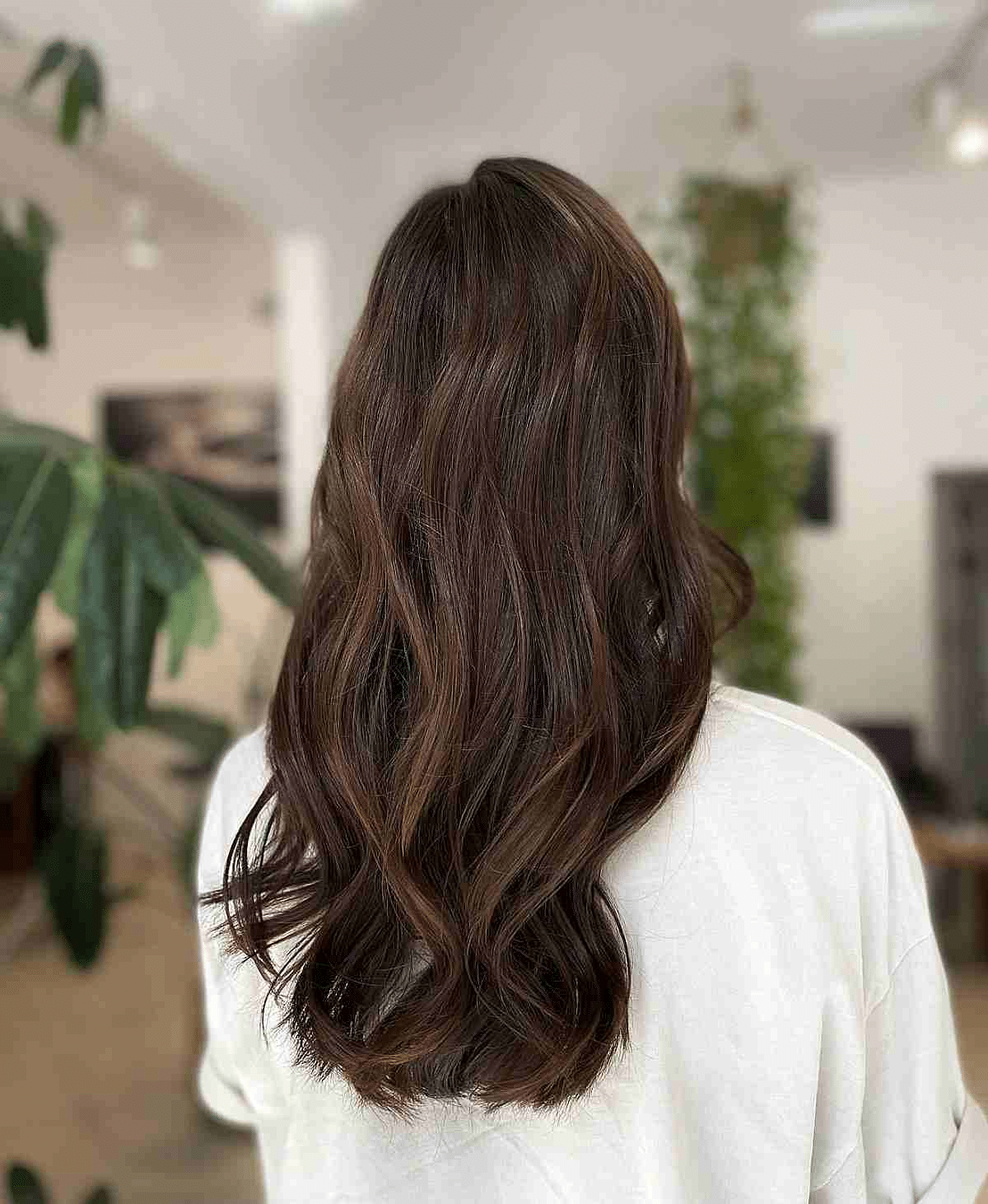 Dark Bronze Shade on Chocolate Hair