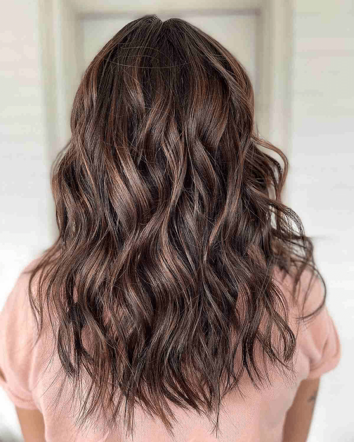 Wavy Light Chocolate Balayage