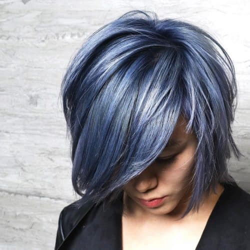 30 Best Color Ideas For Short Dark Hair To Try in 2023