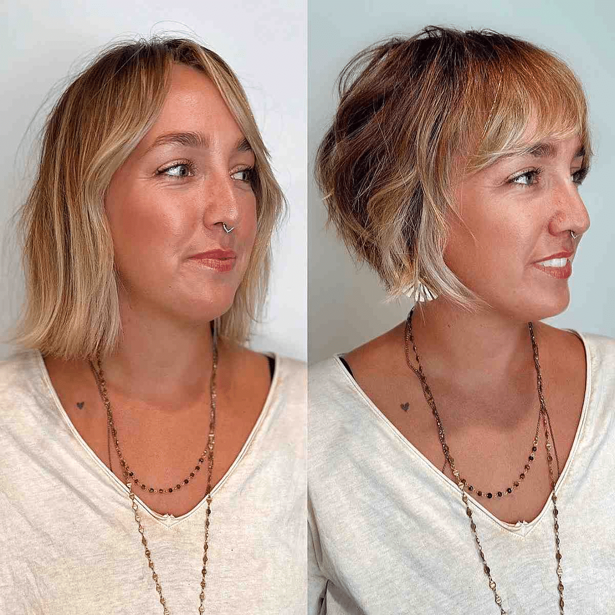15 Adorable Textured Bob with Bangs Hairstyle Ideas