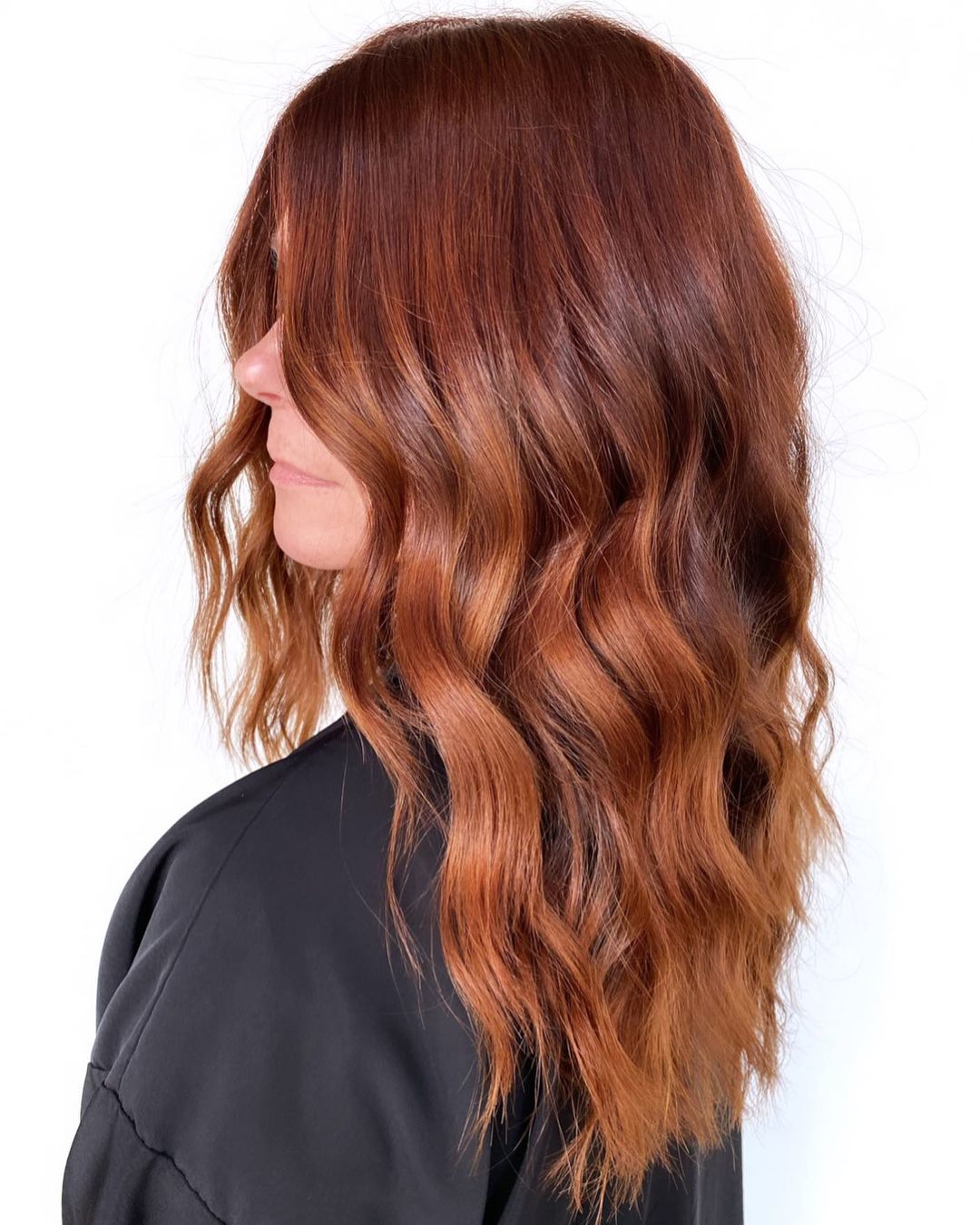 Pumpkin Spice Ombre with Rusty Auburn