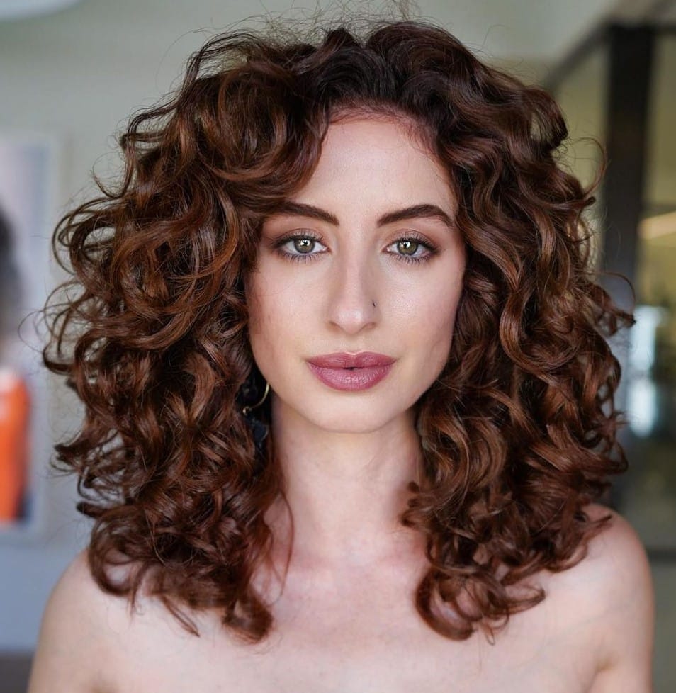 Reddish Brunette Curls