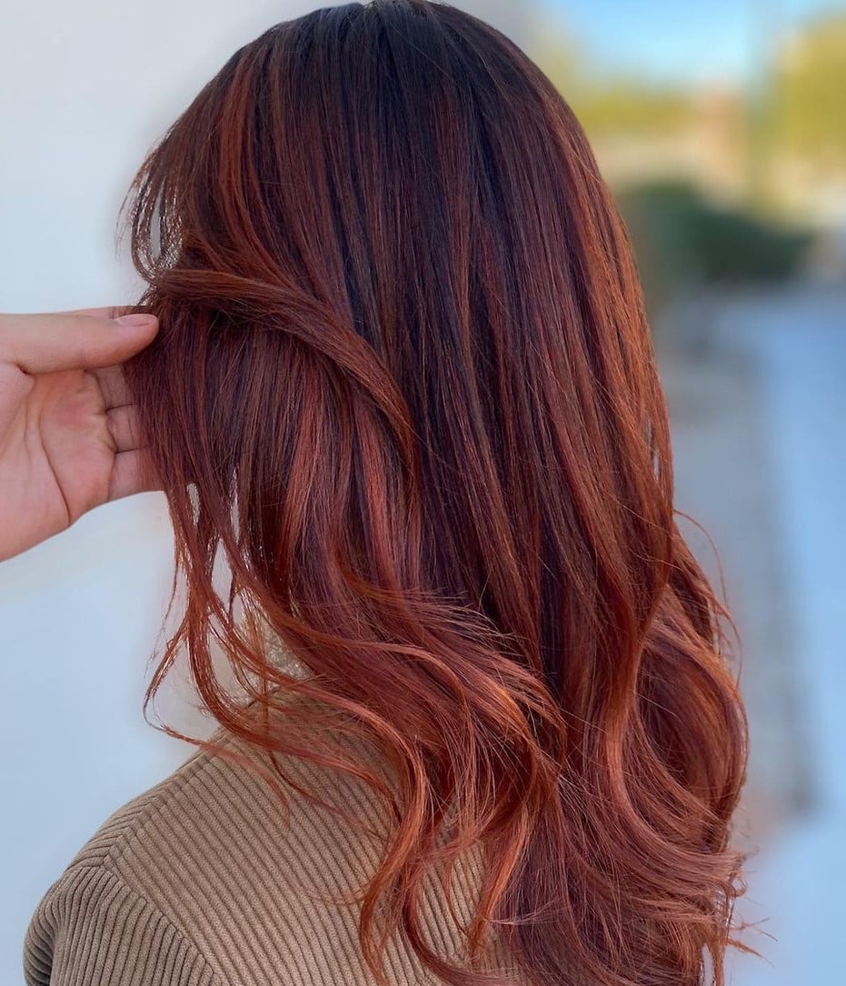 Sassy Copper Auburn Color Melt