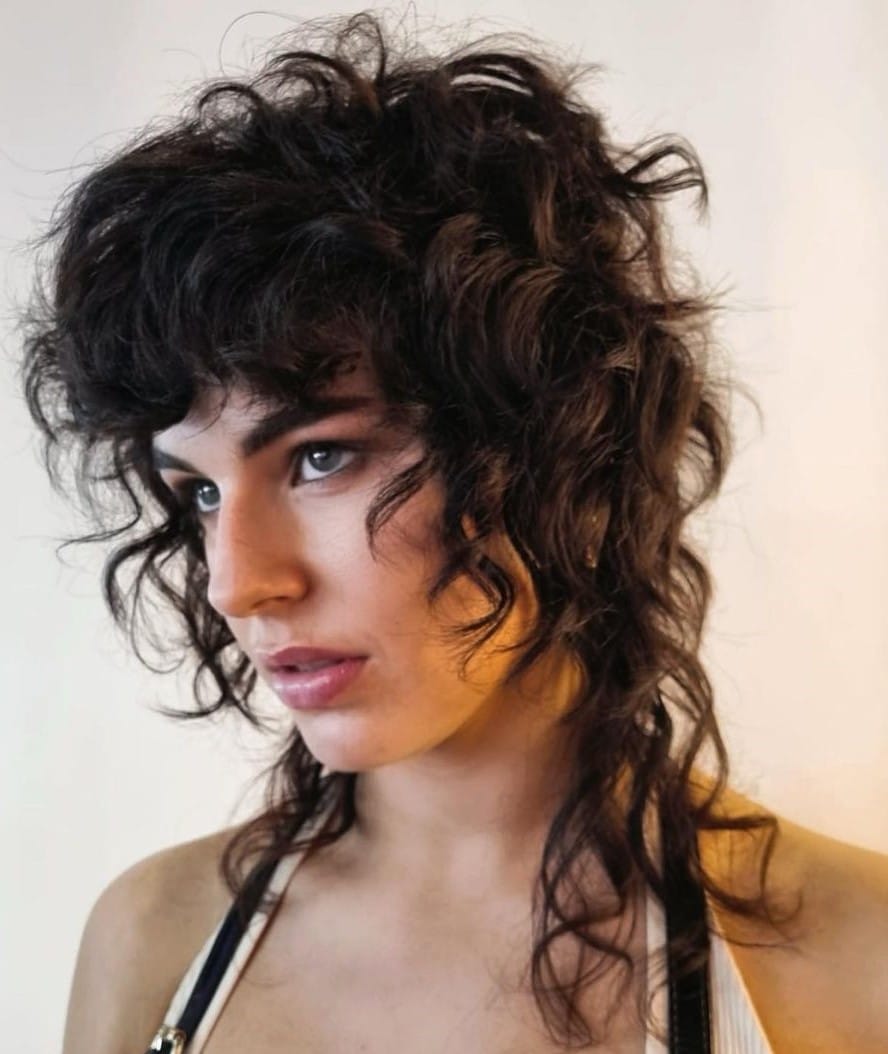 Shag for Curly Hair