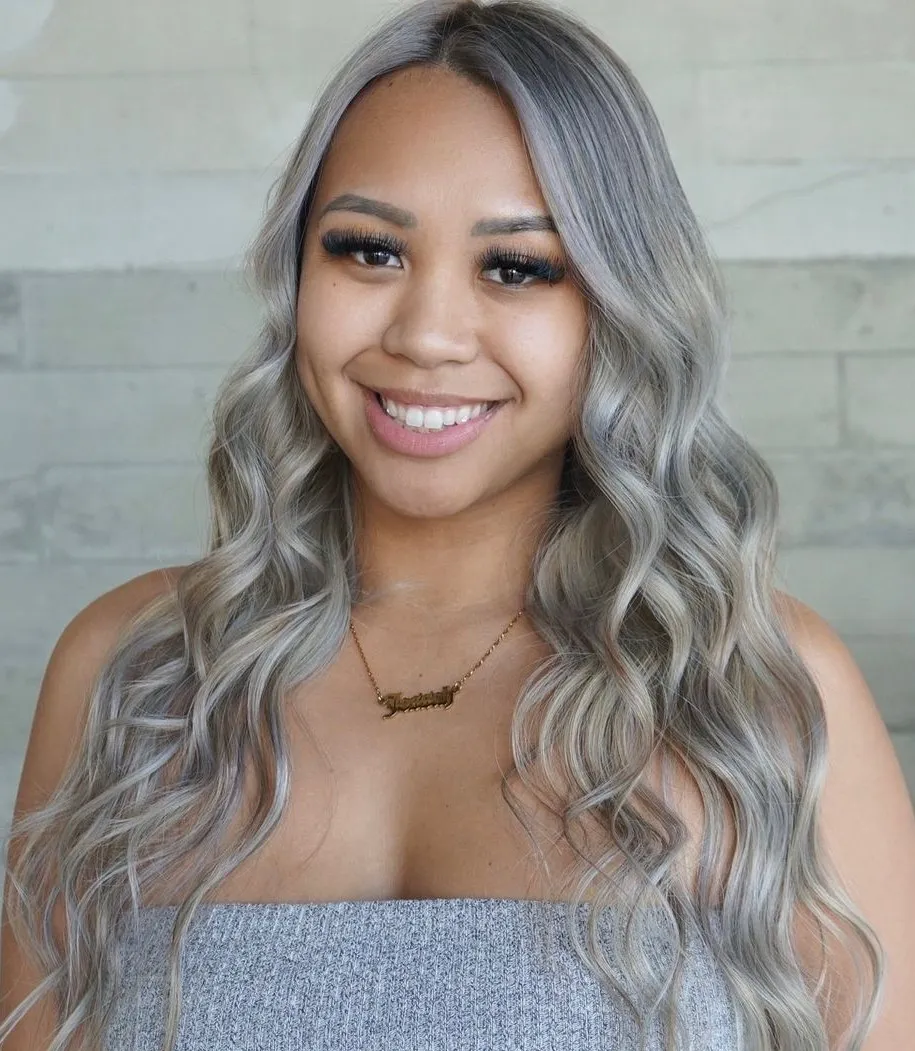 silver-hair-color-on-olive-skin-tone