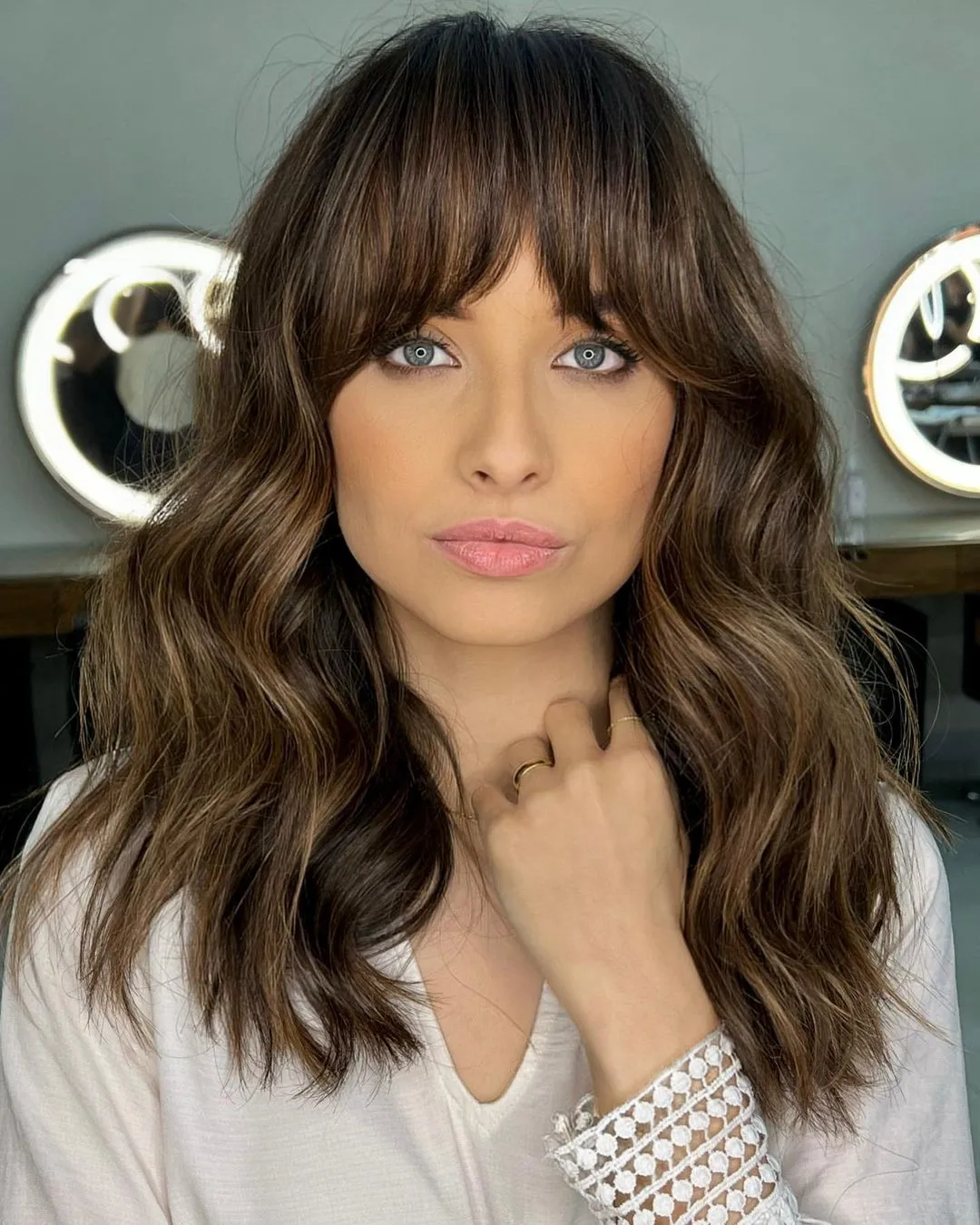 warm-brown-hair-color-for-women-with-grayish-skin
