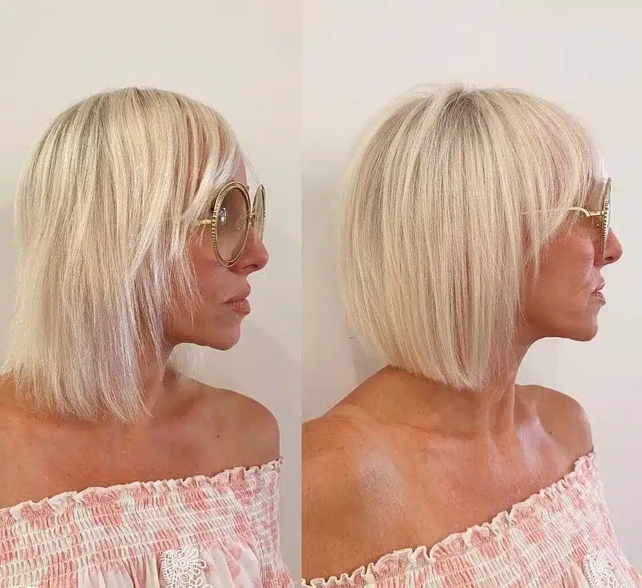 classic-platinum-blonde-bob-for-fine-hair