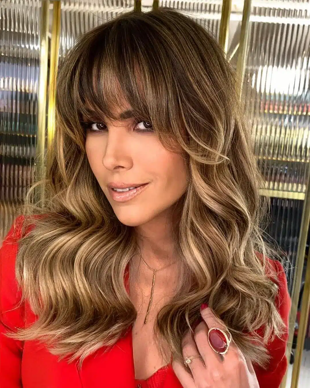 9-caramel-balayage-and-eye-skimming-bangs-on-medium-hair