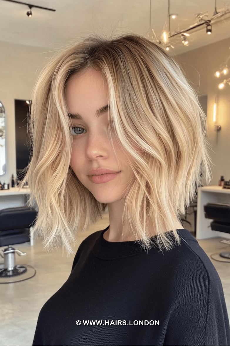 Creamy Champagne Blonde Hair