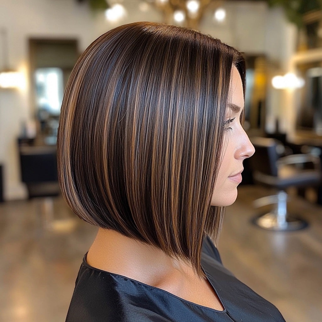 Espresso Balayage Bob