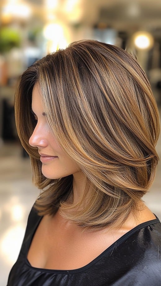 Golden Bronde Butterfly Hair