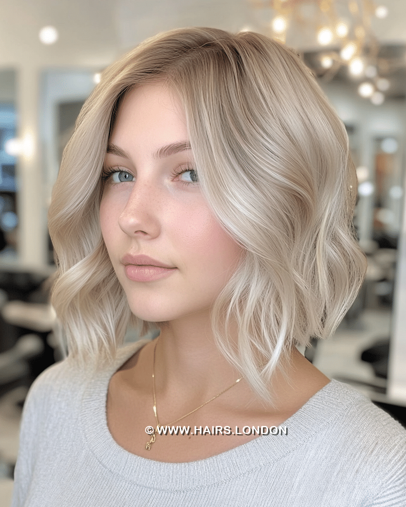 Icy Pearl Blonde Hair
