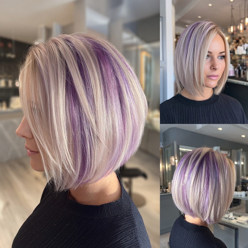 Lavender Frost Hair