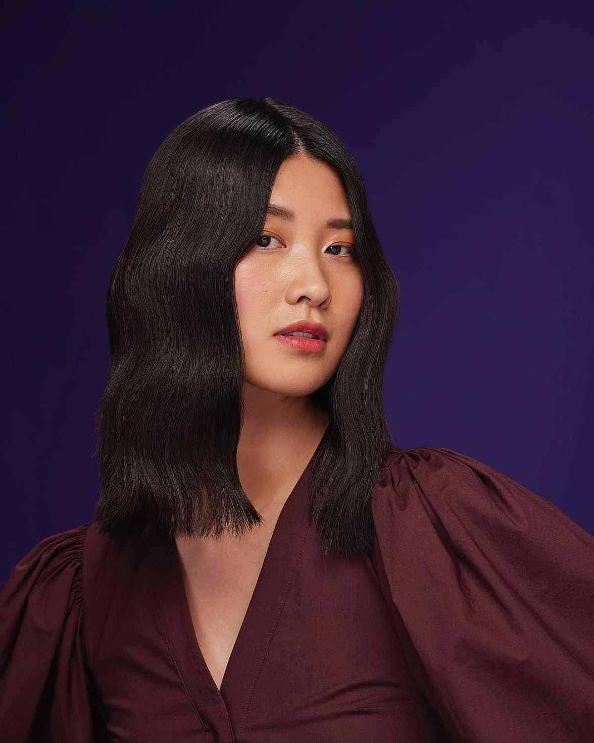 Extra Long Blunt Cut Lob