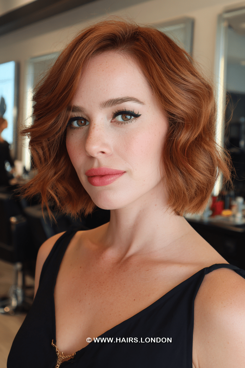 Soft Warm Copper Auburn Hair