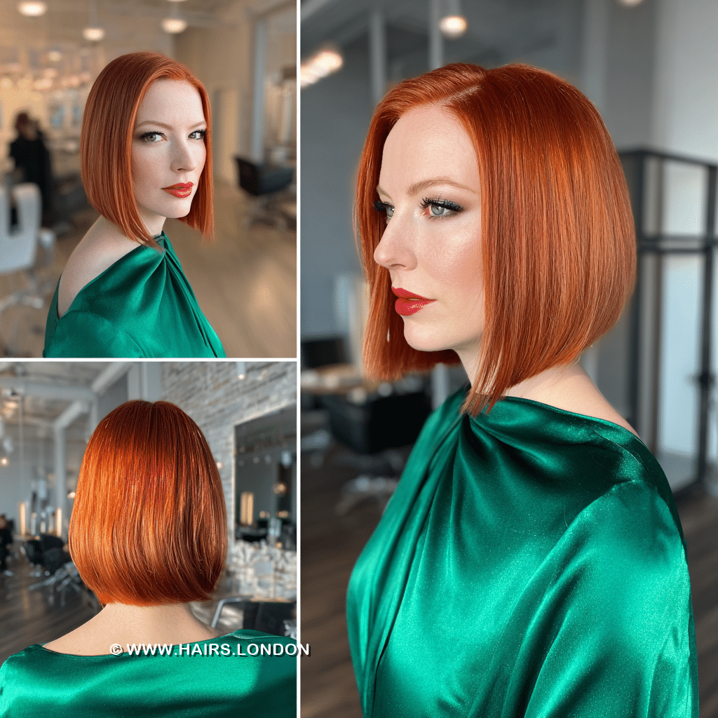 Vibrant Copper Flame Hair