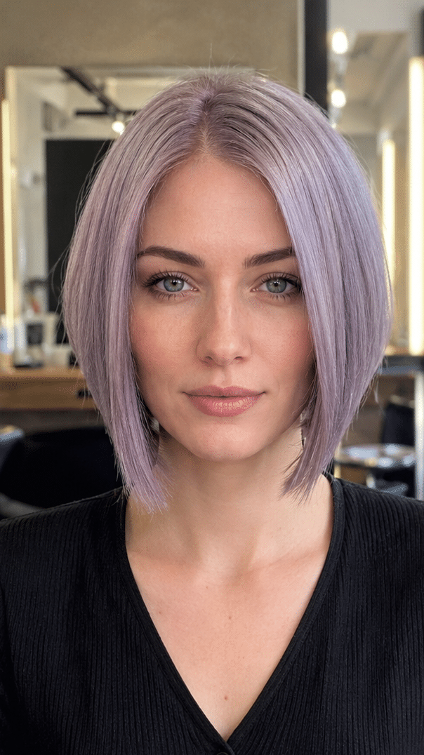 Icy Lavender Pearl Hair
