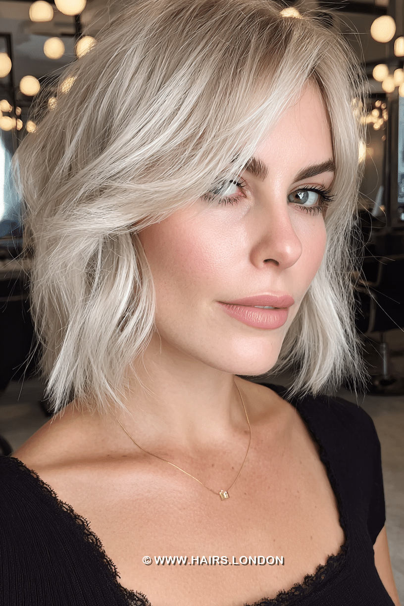 Icy Pearl Blonde Hair