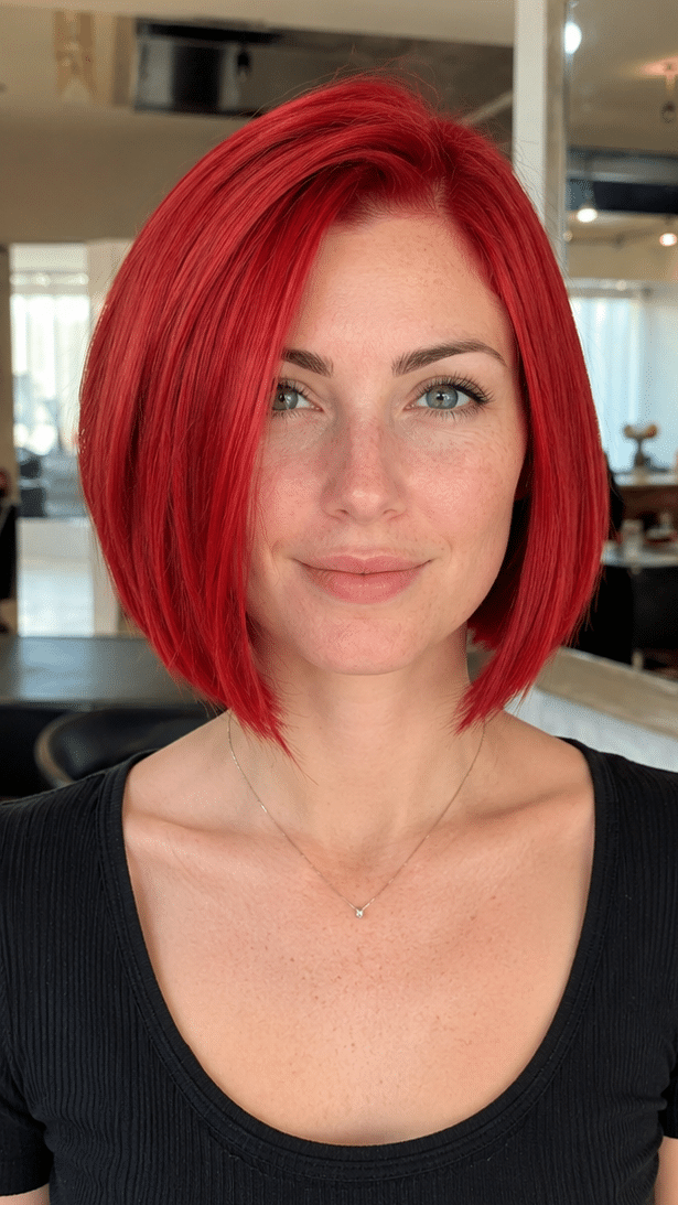 Cherry Crimson Hair