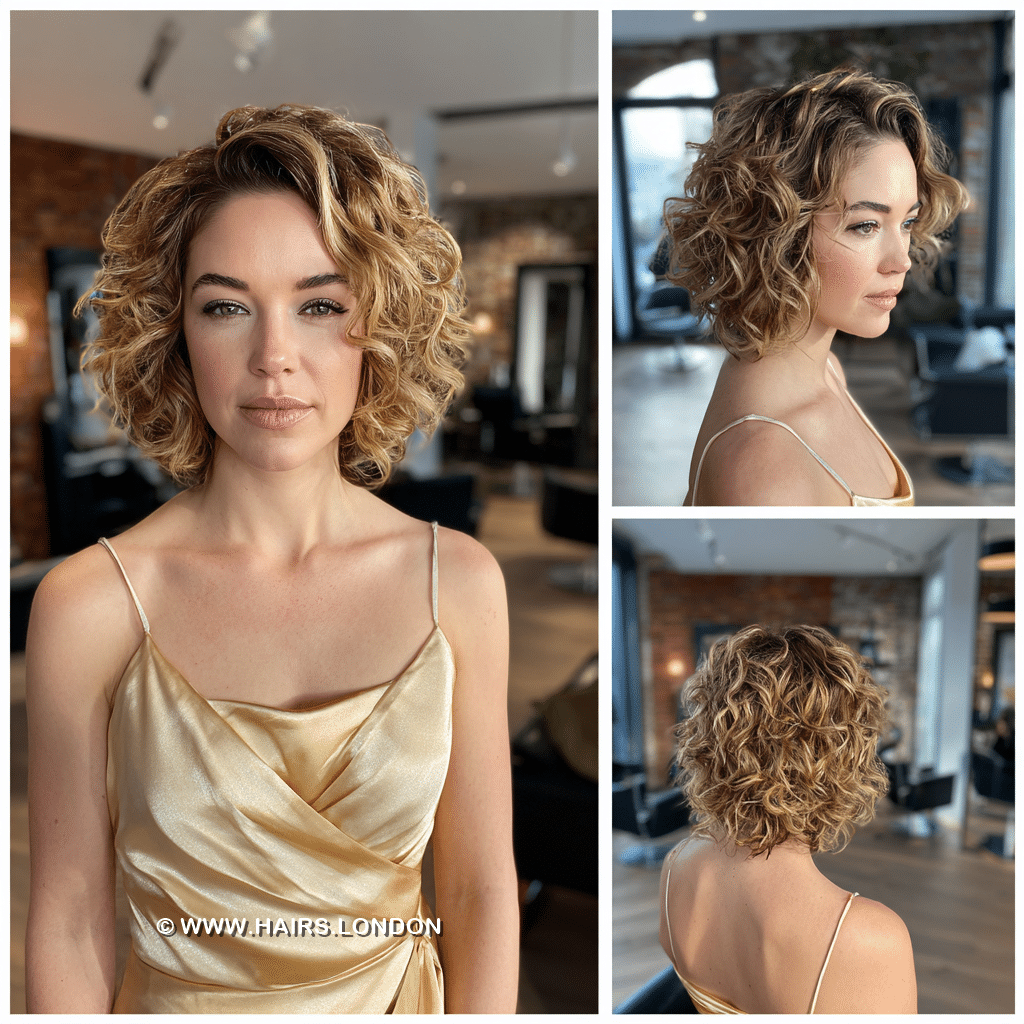 Golden Caramel Highlighted Hair