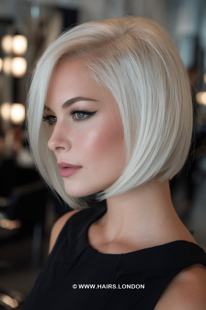 Icy Champagne Blonde Hair