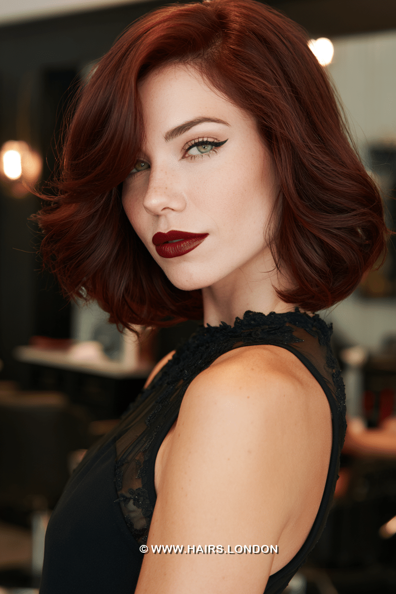 Deep Ruby Red Hair