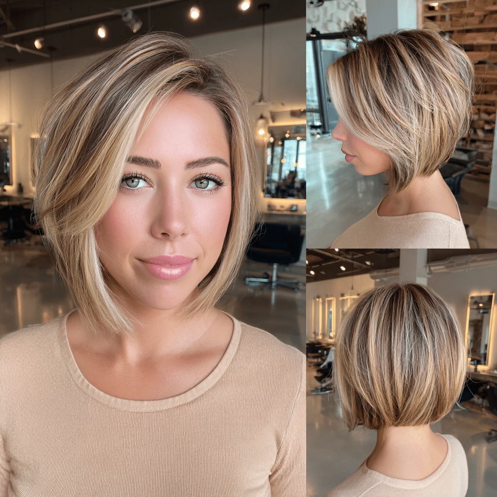 Sandy Beige Balayage Blonde Hair