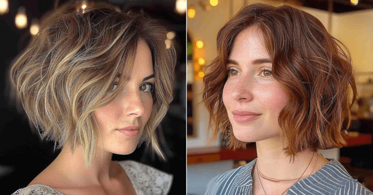 Shaggy Short Bob Hairstyles