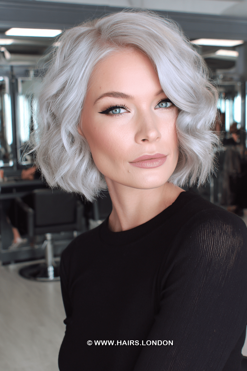 Icy Silver Platinum Hair