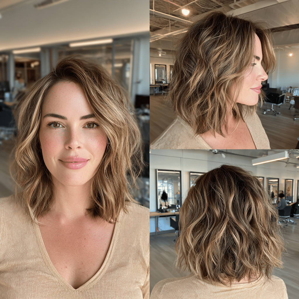Sun-Kissed Caramel Bronde Hair