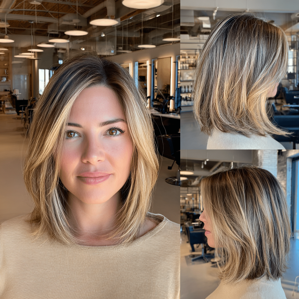 Soft Bronde Balayage Hair